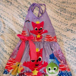 Baby Shark Halter Dress Size 5/6
